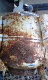 Excessive rust on a propane cylinder resulting from the use of a plastic propane bottle sleeve.