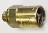 External propane safety relief valve